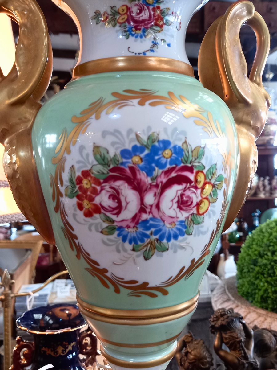 Glamorous Hand-Painted Table Lamp