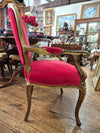 Red Velvet Red Chair