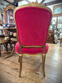Red Velvet Red Chair