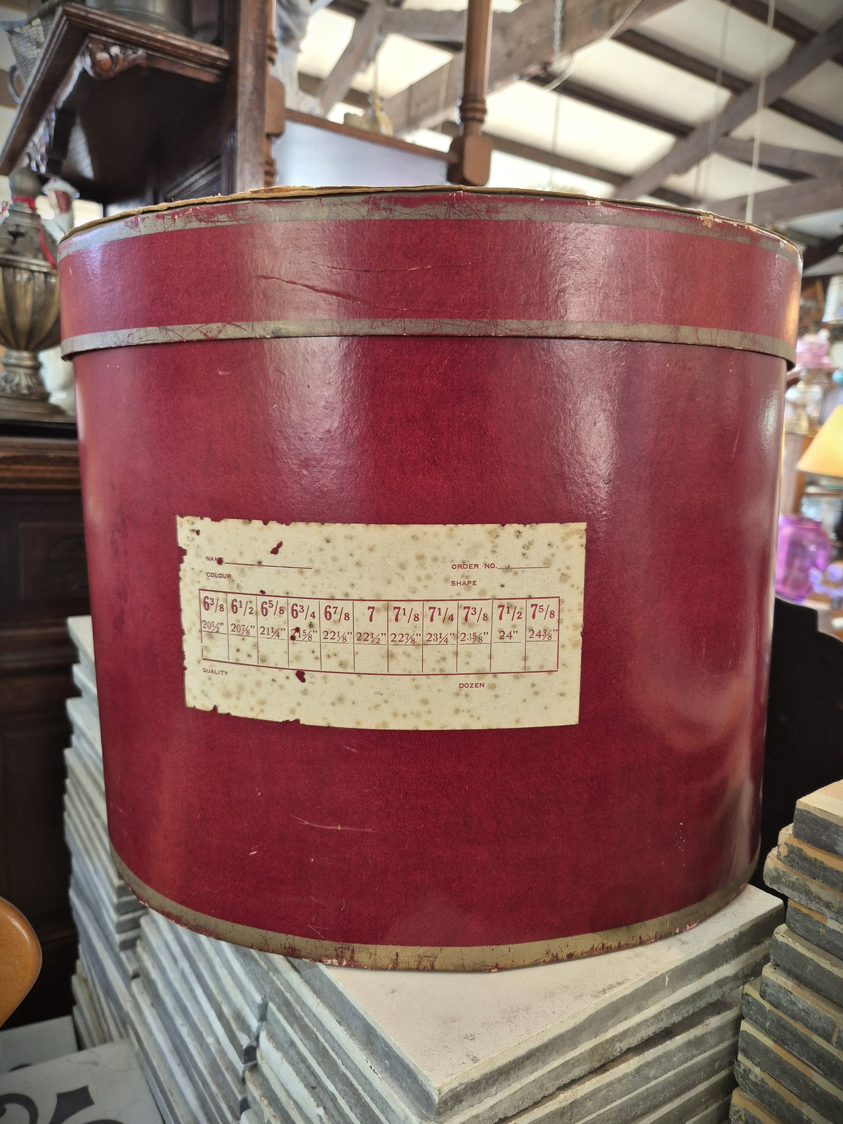 Rexley's Piccadilly London Hat Box C.1910
