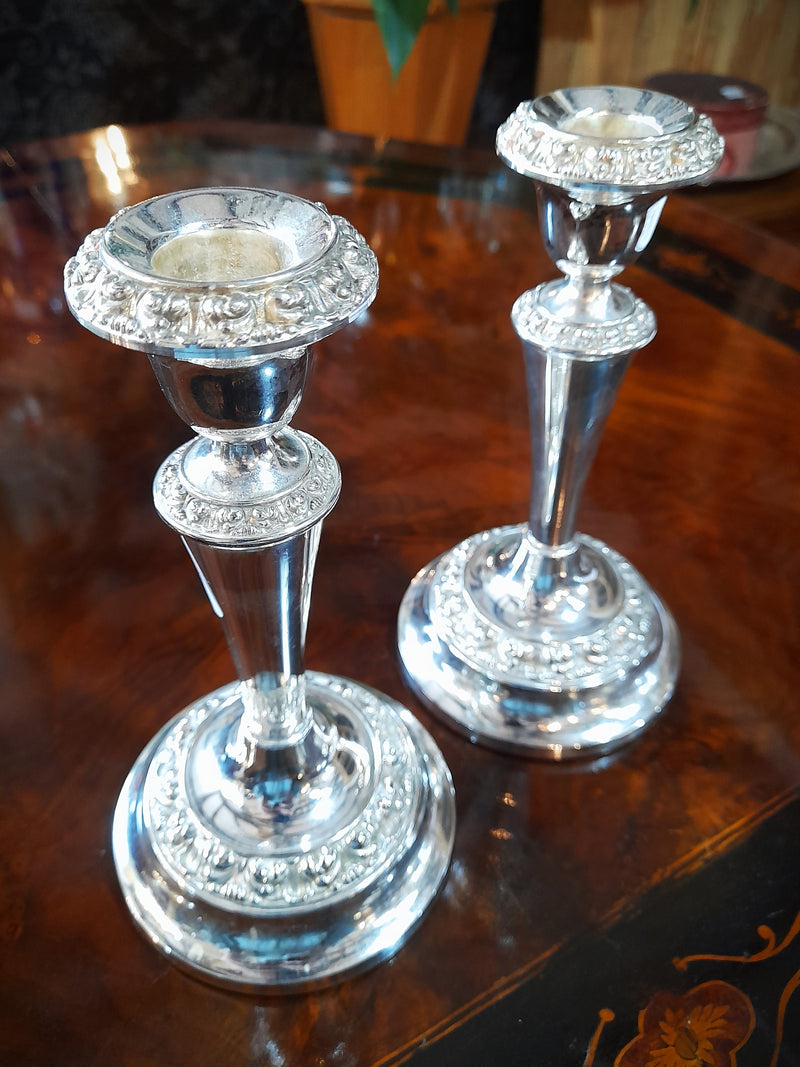 Pair of EPNS Candlesticks