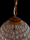 Round Crystal Basket Chandelier