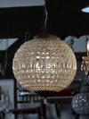 Round Crystal Basket Chandelier