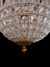 Round Crystal Basket Chandelier