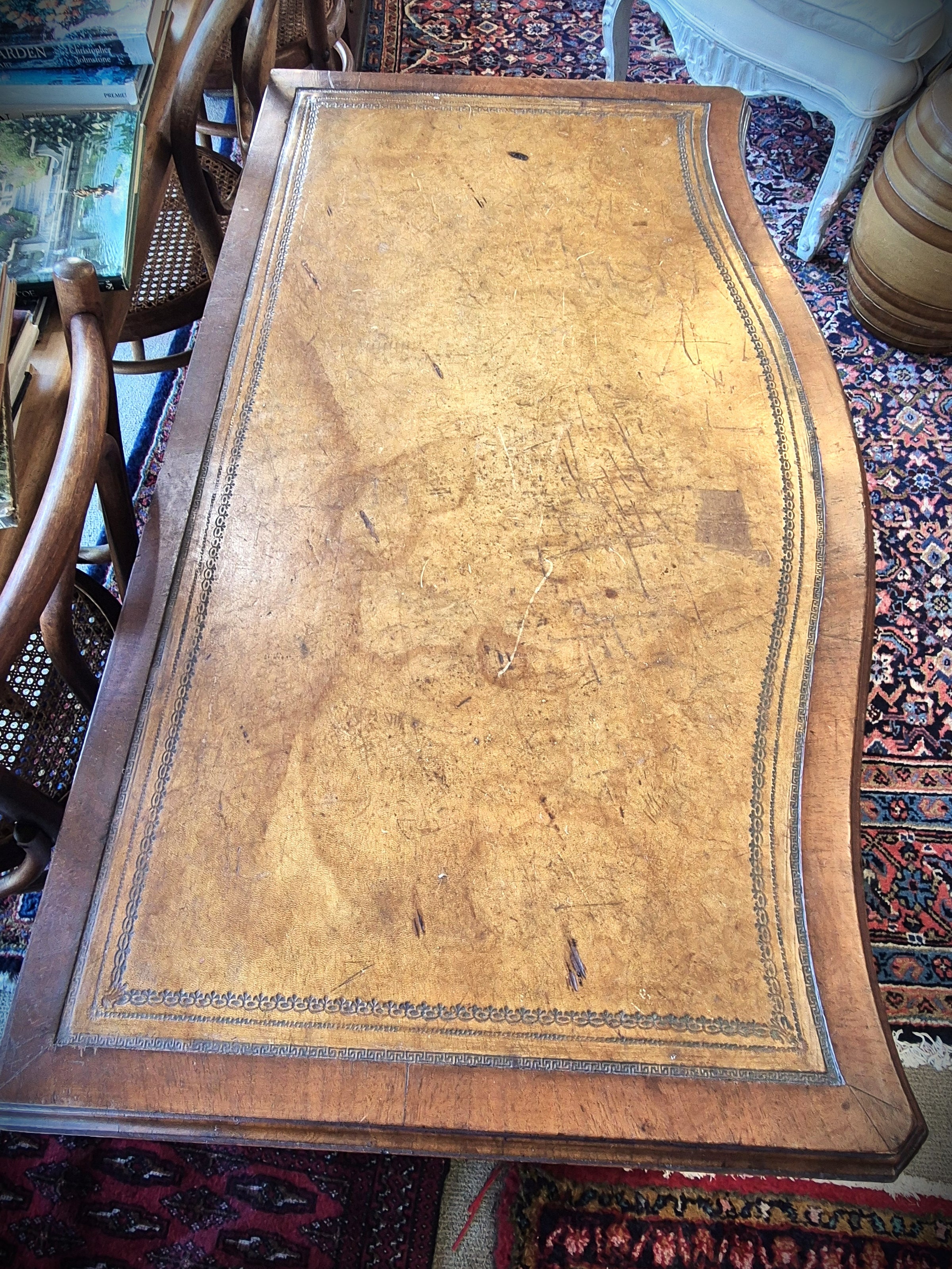 Small English Mahogany Writing Desk