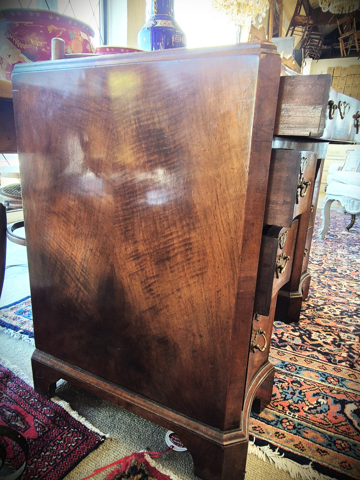 Small English Mahogany Writing Desk