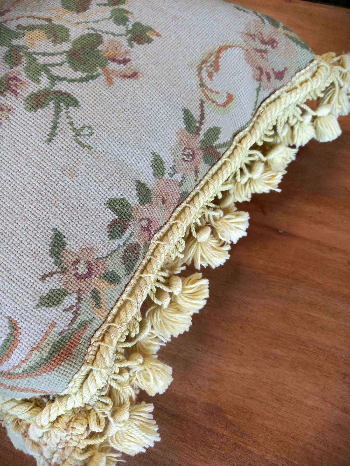 Tapestry Cushion with tassles