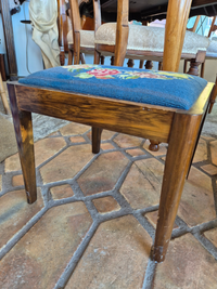Vintage Tapestry Stool