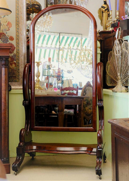 Victorian Cheval Mirror