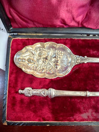 Victorian EPNS Berry Spoons