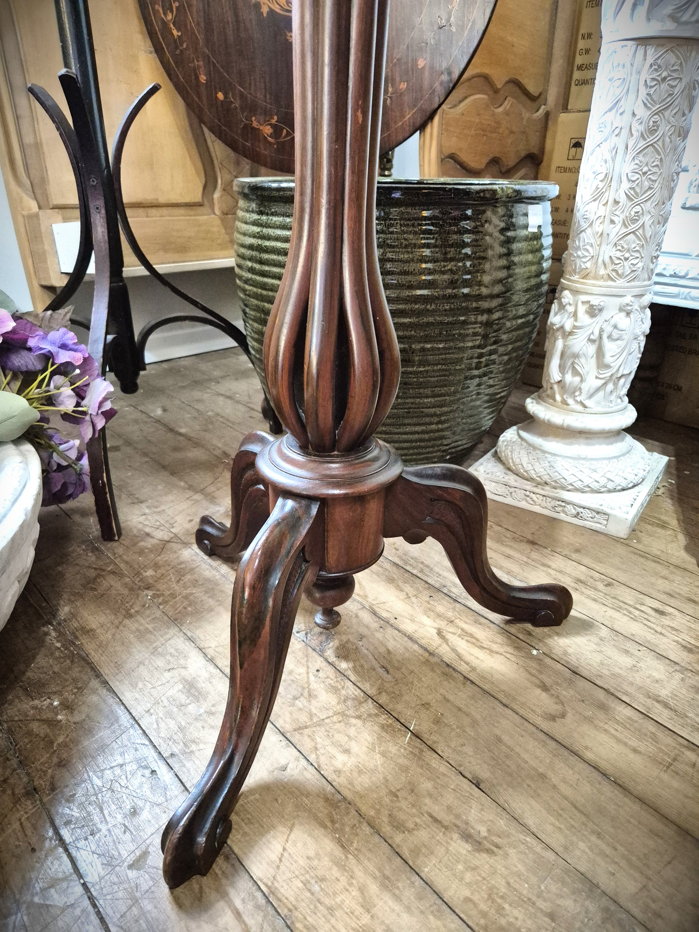 Victorian Mahogany Chess Table Legs