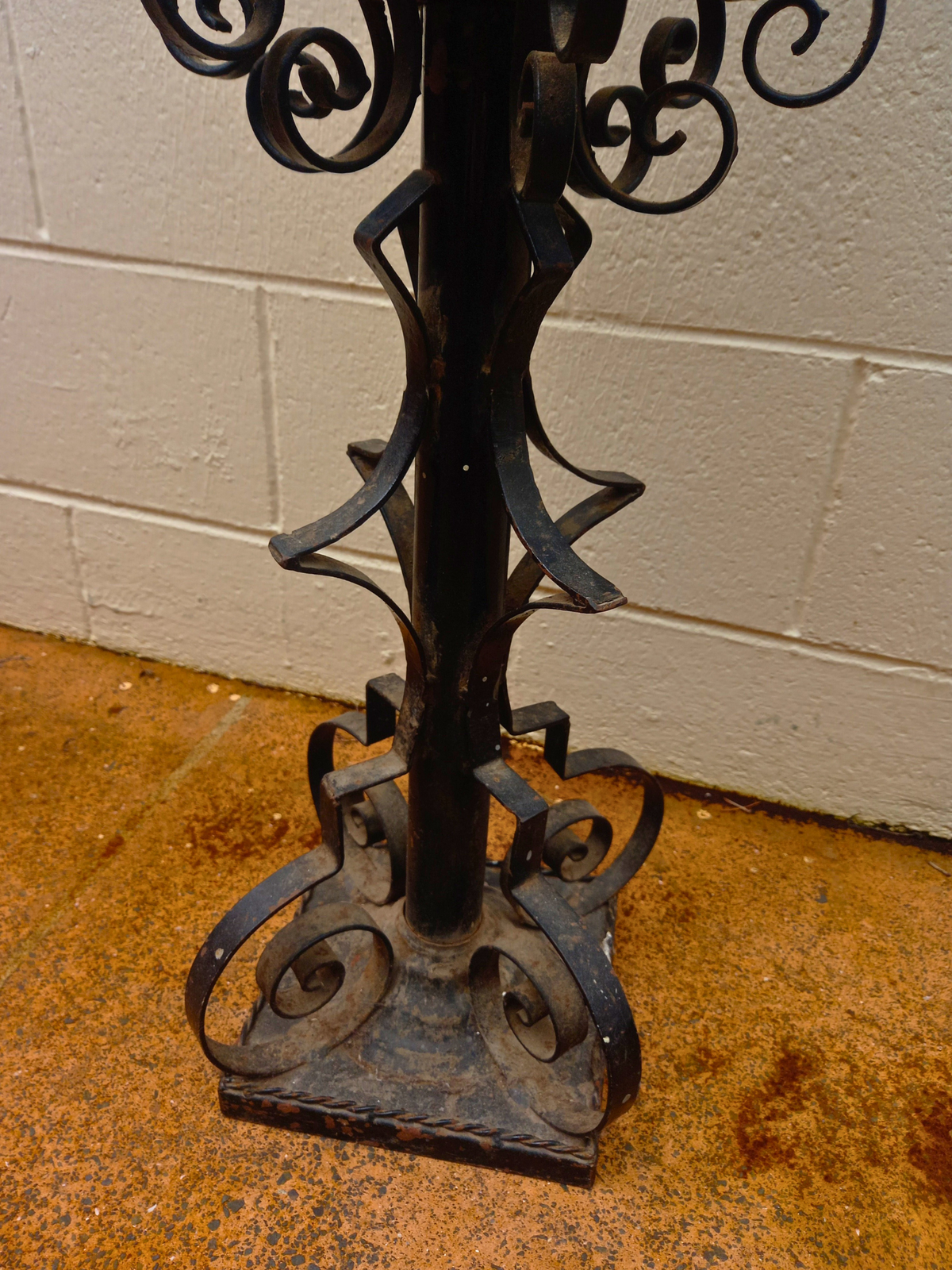 Vintage Wrought Iron Outdoor Light