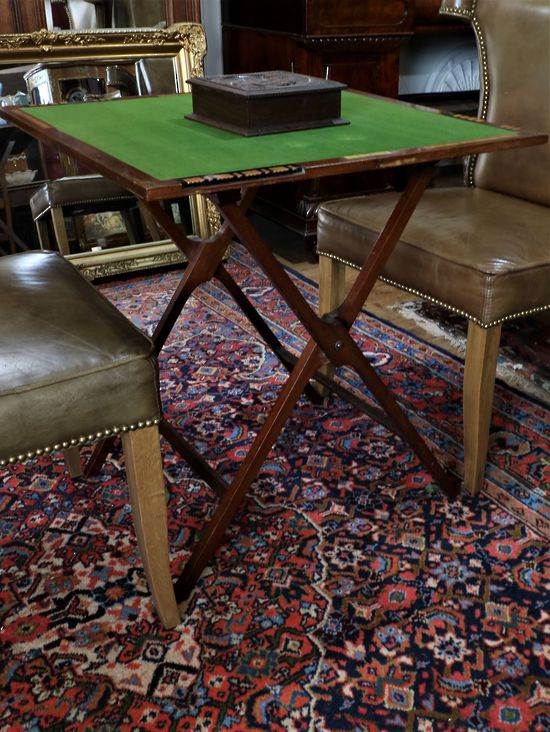 Mahogany Campaign Games Table