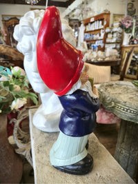 Saxophone playing garden gnome