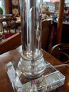 Pair of Designer Acrylic Lamps