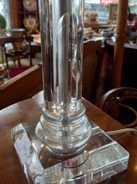 Pair of Designer Acrylic Lamps