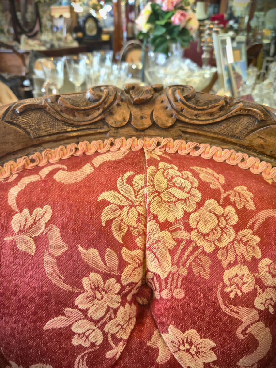 Victorian Walnut Ladies Chair – c.1870