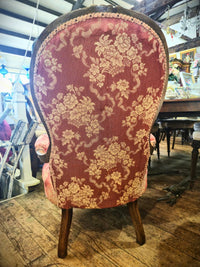 Victorian Walnut Ladies Chair – c.1870