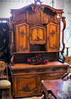 Viennese Walnut & Marble Buffet