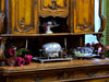 Viennese Walnut & Marble Buffet